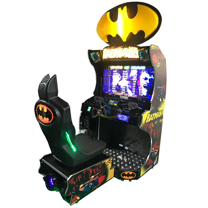 Shopping Mall Indoor Electronic Coin Operated Bat Drive Car Racing Games Video Simulator Amusement Park Arcade Machine