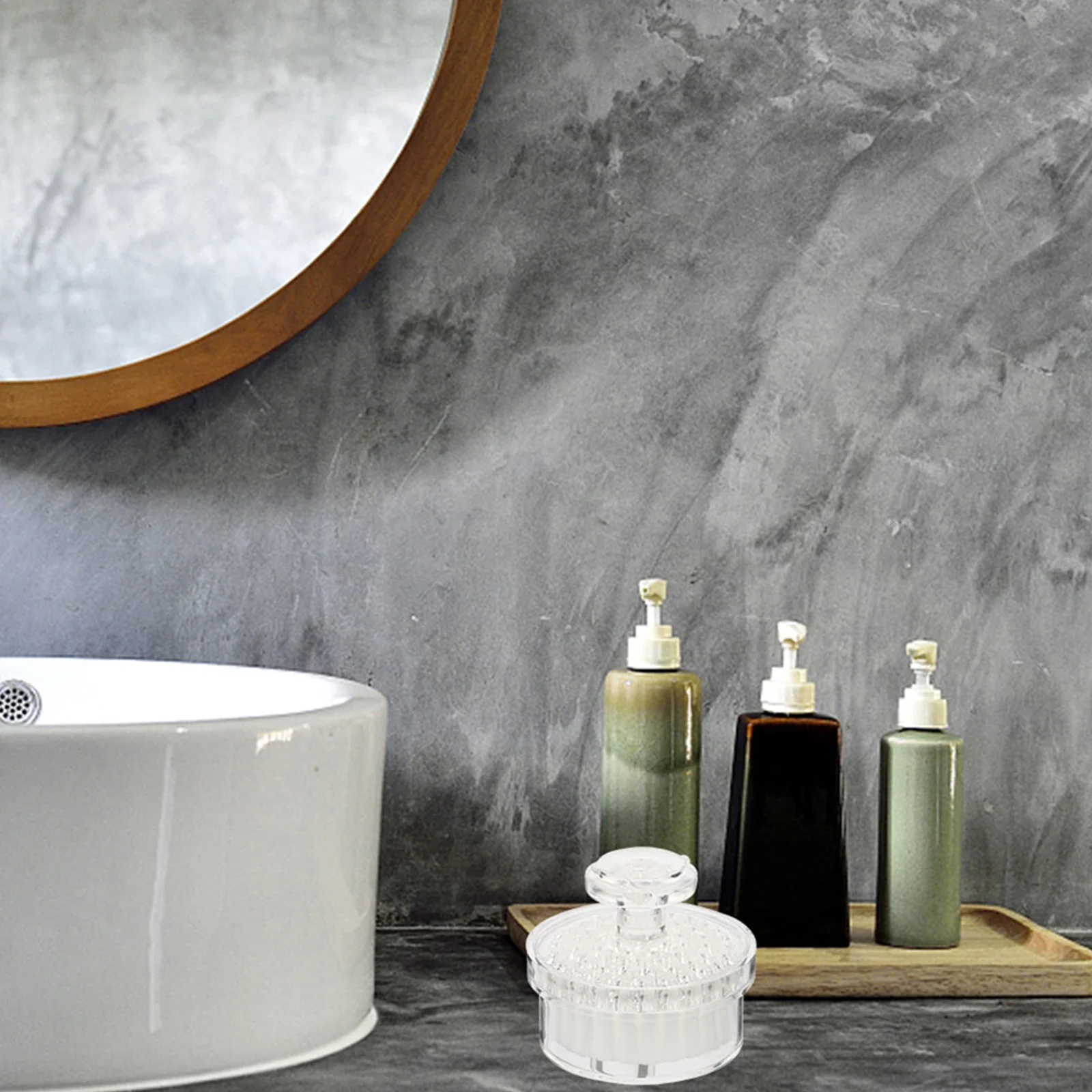 Cepillo Facial suave, cepillo de limpieza Facial, ligero, portátil, resistente al agua para viaje en casa, depurador Facial, exfoliante de mano para la piel