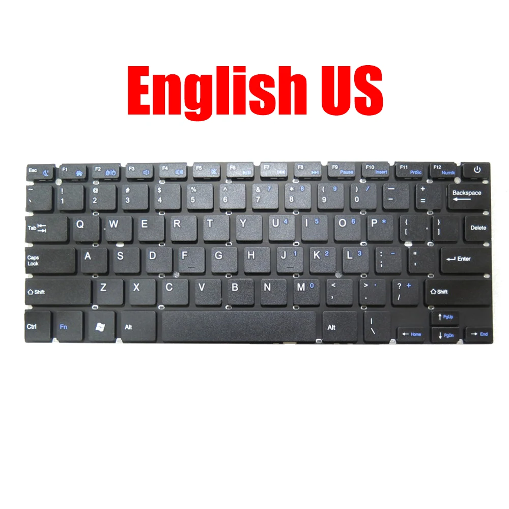 

Laptop Keyboard SCDY-277-10-09 PRIDE-K2930 YK-K2523S English US German GR Black Without Frame New