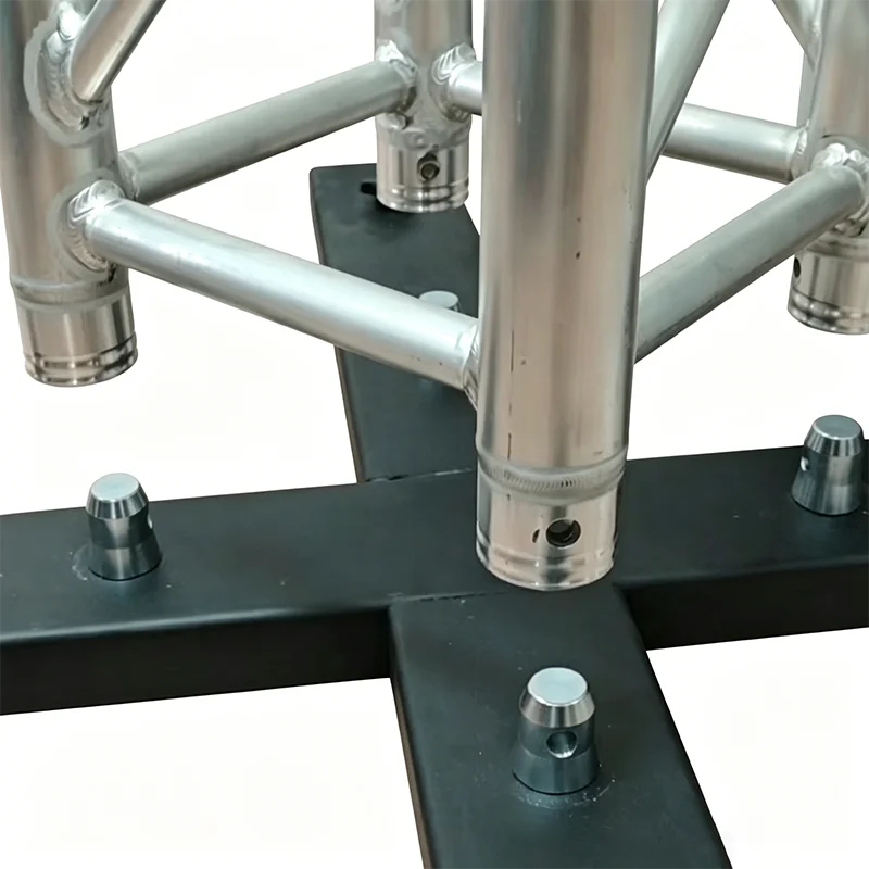 Any Size Can Make Aluminum Square Truss Display with Iron Base for Exhibitions & Events Lifting System