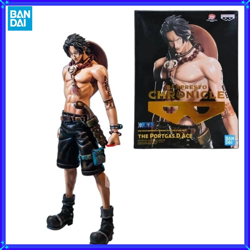 

В НАЛИЧИИ: Оригинальная коллекционная фигурка Banpresto Chronicle Master Stars Piece One Piece Портгас Д. Эйс, 22 см, из ПВХ.