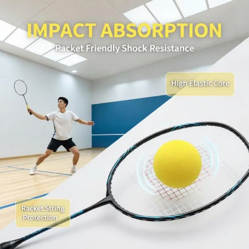T-Ball Single-Player Badminton Trainer Solo Badminton Practice Rebound Ball Self-Study Rebounds Device For Badminton Beginner