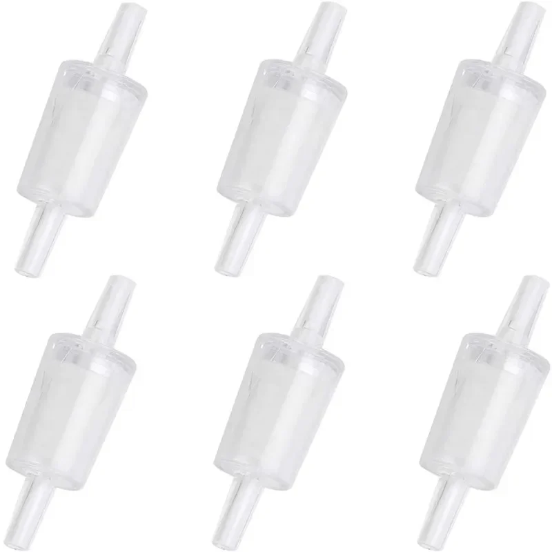 10pcs Aquarium Oxygen Pump Check Valves Fish Tank Plastic One Way Non-Return Check Valve Air Increasing Pump Accessories