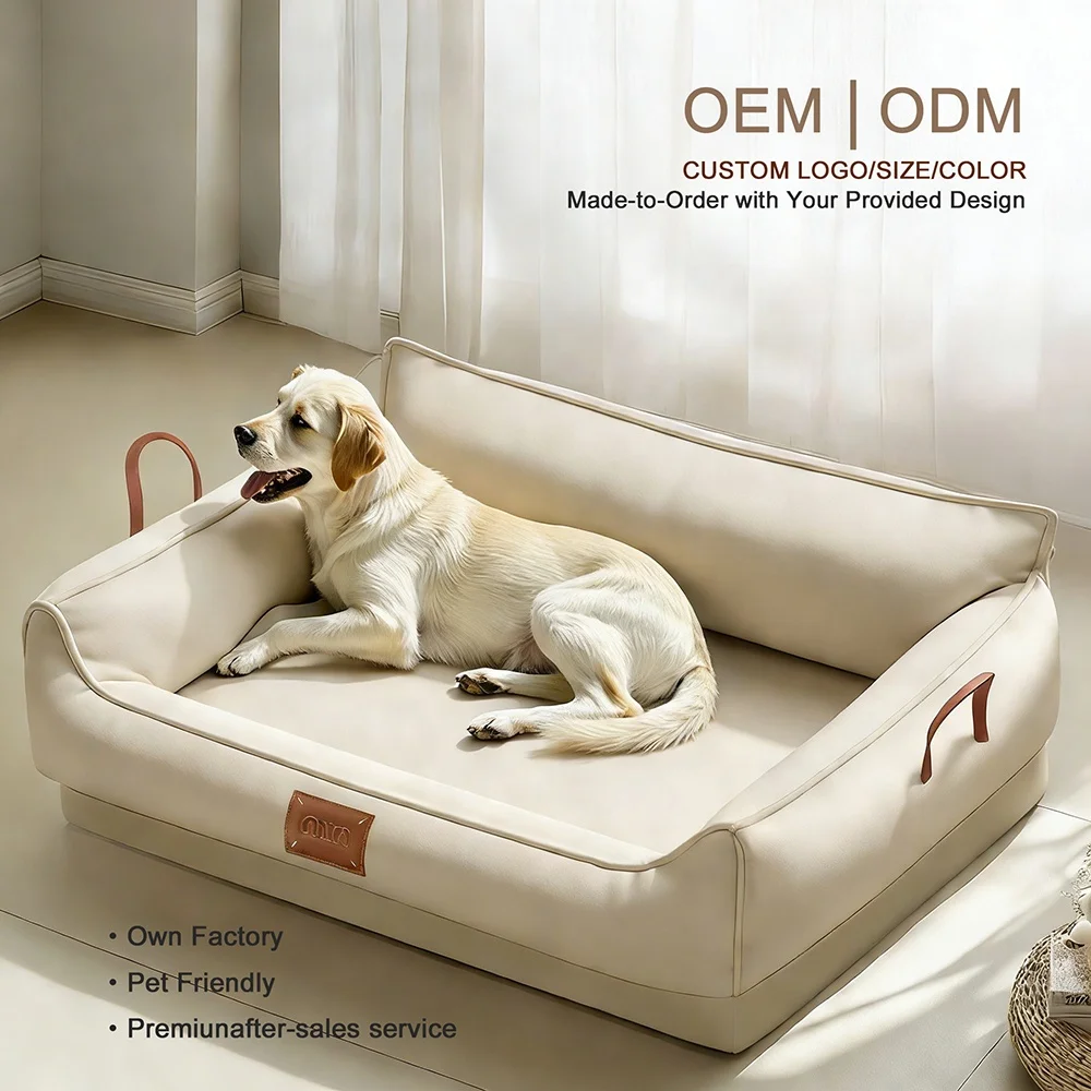 

Eco-Friendly Practical Four-season Warm in Winter and Anti-bite-proof Large Removable Solid Leather Material Dog Bed Tarp Mat