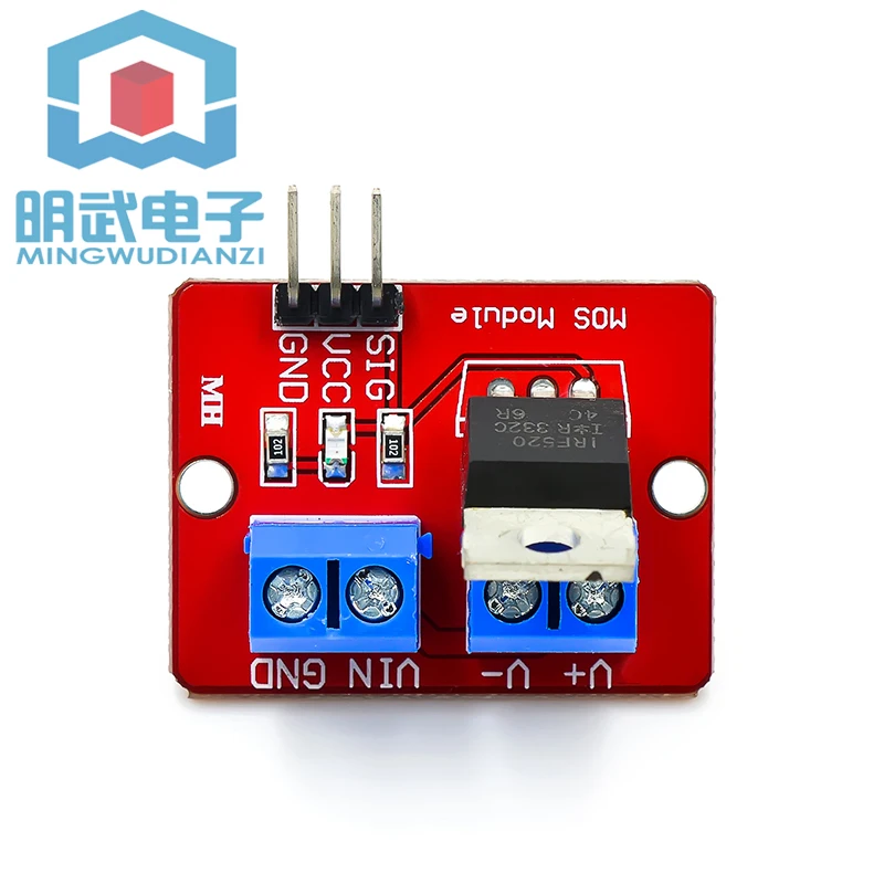 IRF520 modulo di azionamento MOS Tube FET MCU Drive Module regolazione PWM