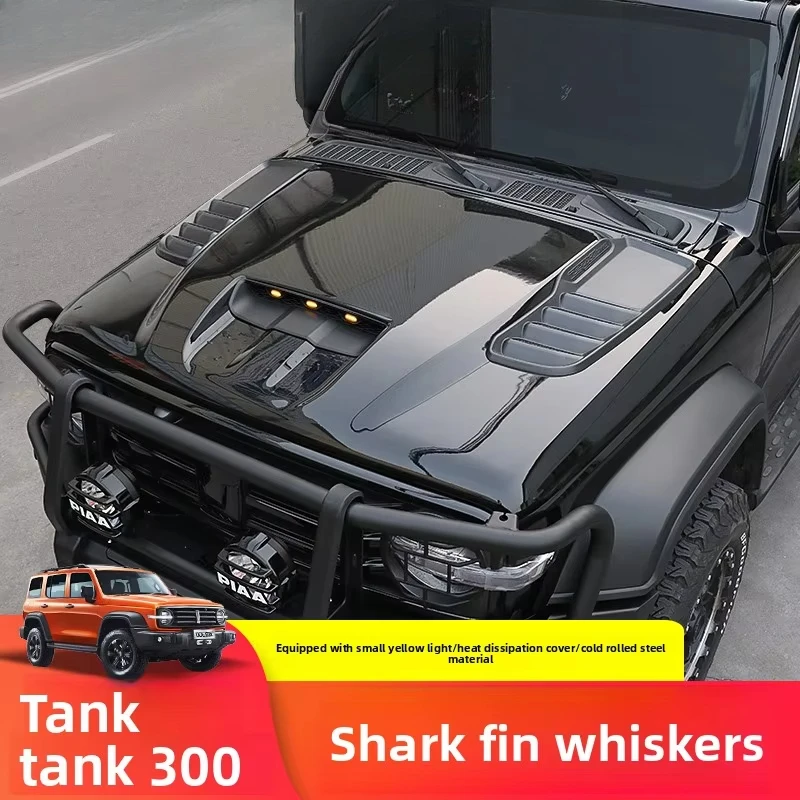 For Tank 300 OLIVER Engine Hood Off-Road Modified Armor Shark Fin Mustache Appearance Upgrade Decoration Accessories
