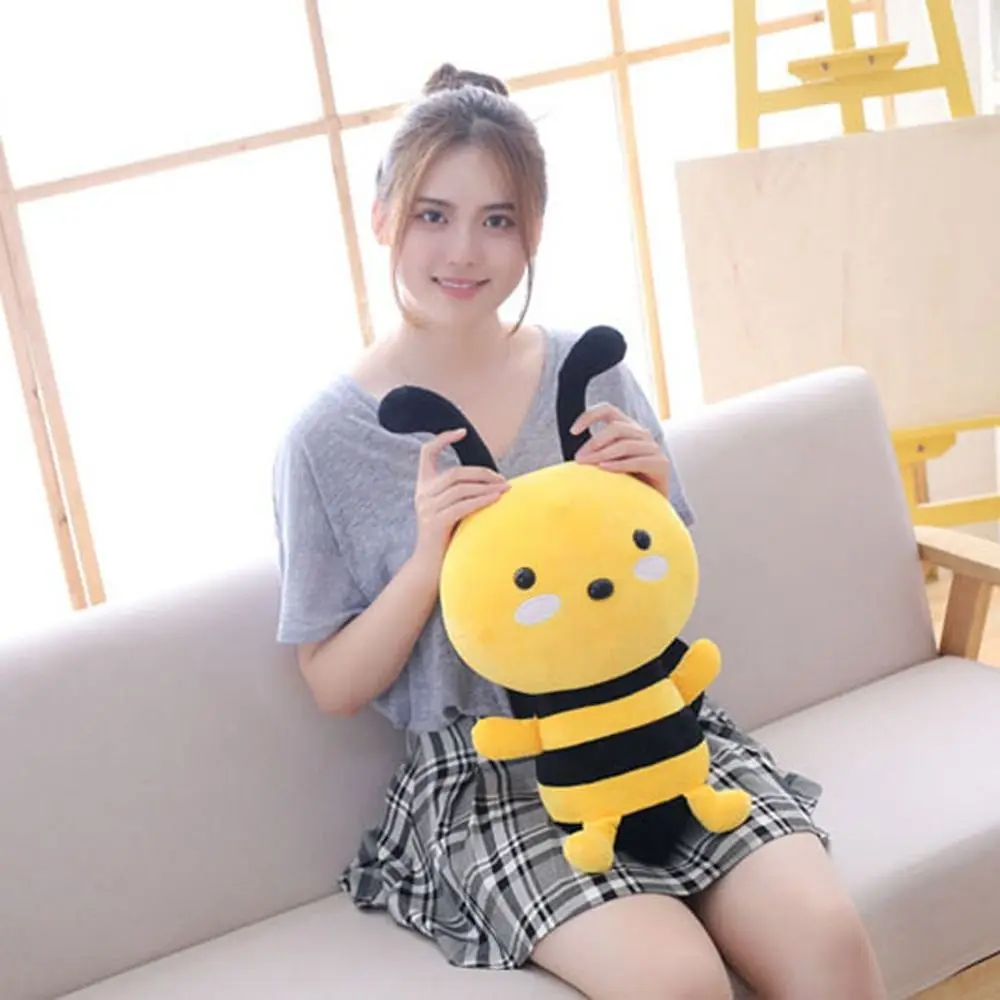 Pillow Animal Toy Children Gift Soft Toy Stuffed Toy Insect  Plush Toy Little Bee Plush Toys Insect Doll Little Bee Plush Doll