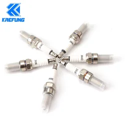 6pcs Motorcycle Engine Spark Plug For CR9E CR8E CR8EB CR8EK CR8EVX CR8EIX B8RTC CR8E Motorcycle Spark Plug Engine Parts