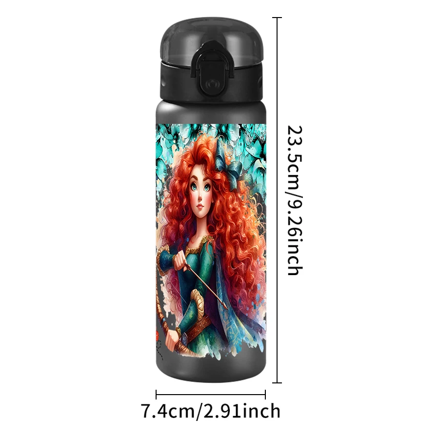 ขวดน้ำพลาสติกลายดอกไม้ดิสนีย์ บราเวอร์ ขนาด 26 ออนซ์ สำหรับเล่นกีฬากลางแจ้ง ของขวัญวันเกิด/งานเลี้ยงฉลองกลับบ้าน