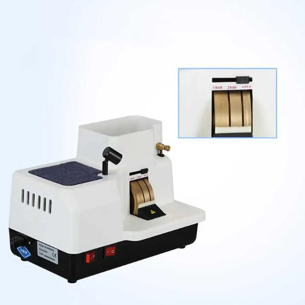 Polishing machine Thick And Fine Groove Grinding Hand Processing Equipment 3 Grinding Wheel Lens Grinding Machine CP-6B 2025 NEW
