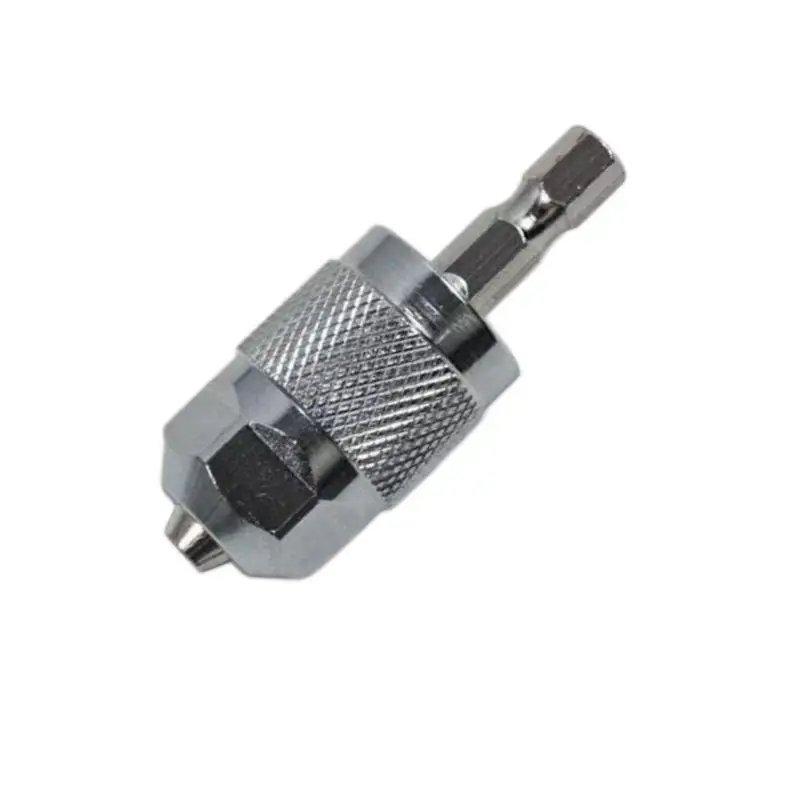 3-Kiefer-Sechskant-Spannfutter, Bohrfutter-Adapter, Schnellwechsel-Pneumatik-Bohrfutter, professioneller Konverter mit Sechskantschaft für Holzarbeiten – Detail 1