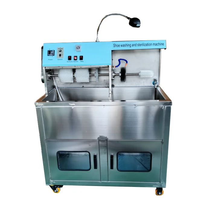 

Hand operated shoes cleaning machine industrial shoes washer shoe washing equipment with steam