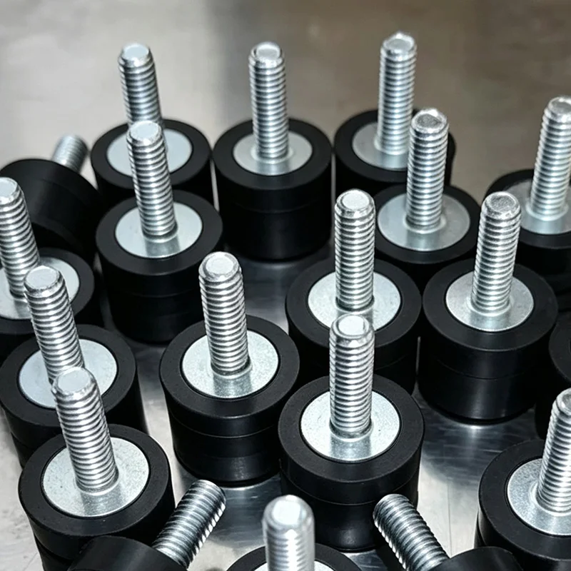 1Pc M3 M4 M5 M6 M8 M10 M12 M14 M16 VE Type Industrial Rubber Shock Absorber Circular Vibration Isolator Buffer Pad