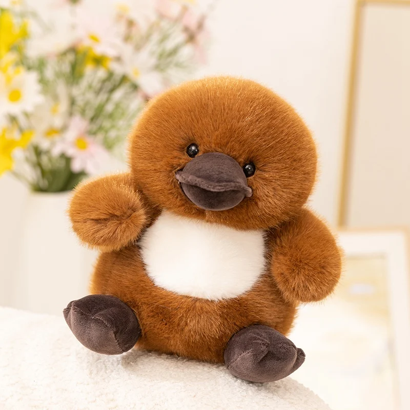 22cm Kawaii Soft Stuffed Platypus Plush Toy Lifelike Platypus Plush Decor Funny Animal Doll Birthday Xmas Gift