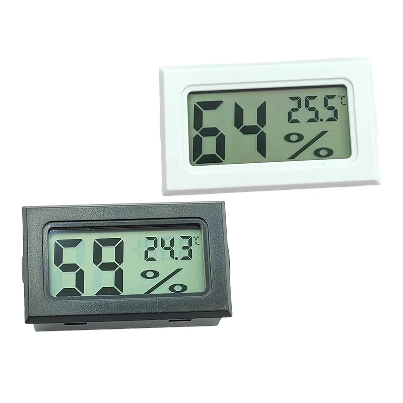 

FY-11 Mini Digital LCD Thermometer 50-70℃ Range Humidity Detector for Refrigerator Aquarium with Convenient Display Feature