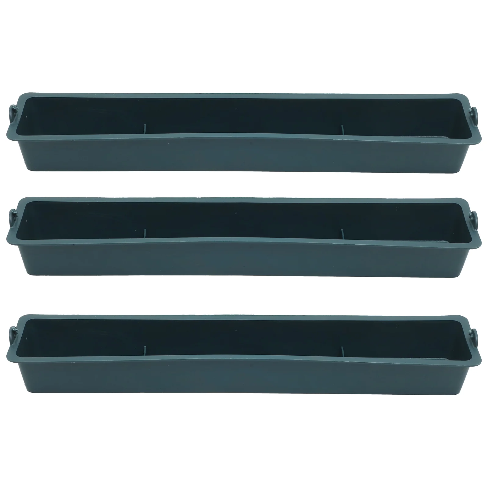 

3 Pcs External Chicken Trough Farming Feeder for Chickens Hens Drinker Feeders Parakeet Containers Food and Drinkers Automatic