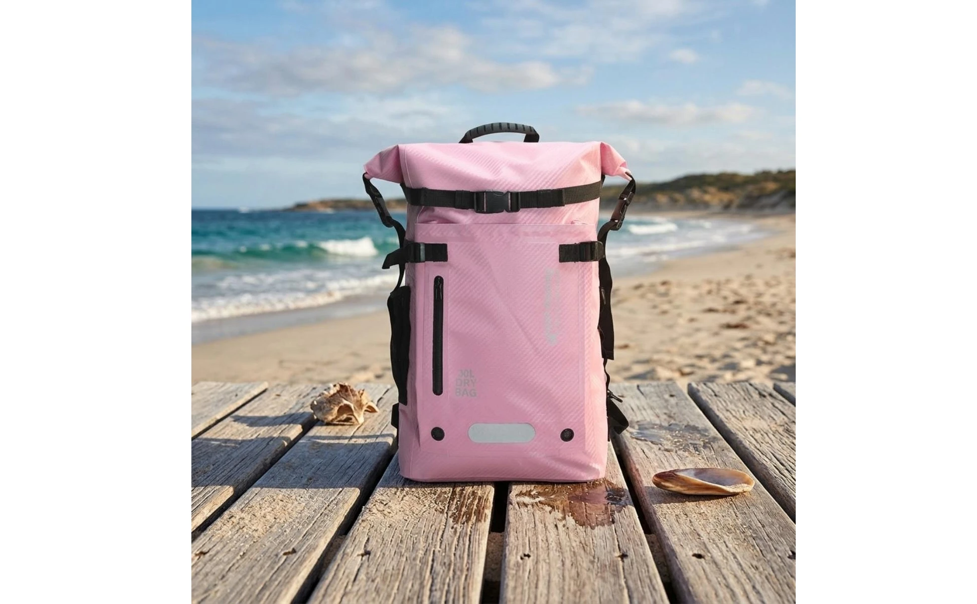Dry Bag Backpack Water-Resistant Waterproof Backpack Roll-Roll-Top Bag Wipe-Clean Long-Lasting for Travelers, Travel, Beach