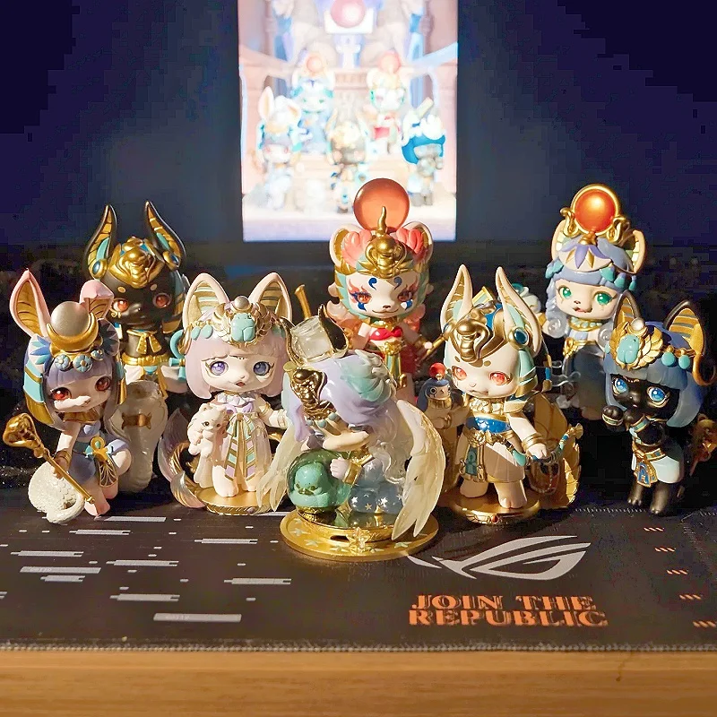 

В месте, новая серия Aaru Garden V3, египетская мифология, слепая коробка, экшн-фигурка, загадочная коробка, кавайные коллекционные подарочные игрушки