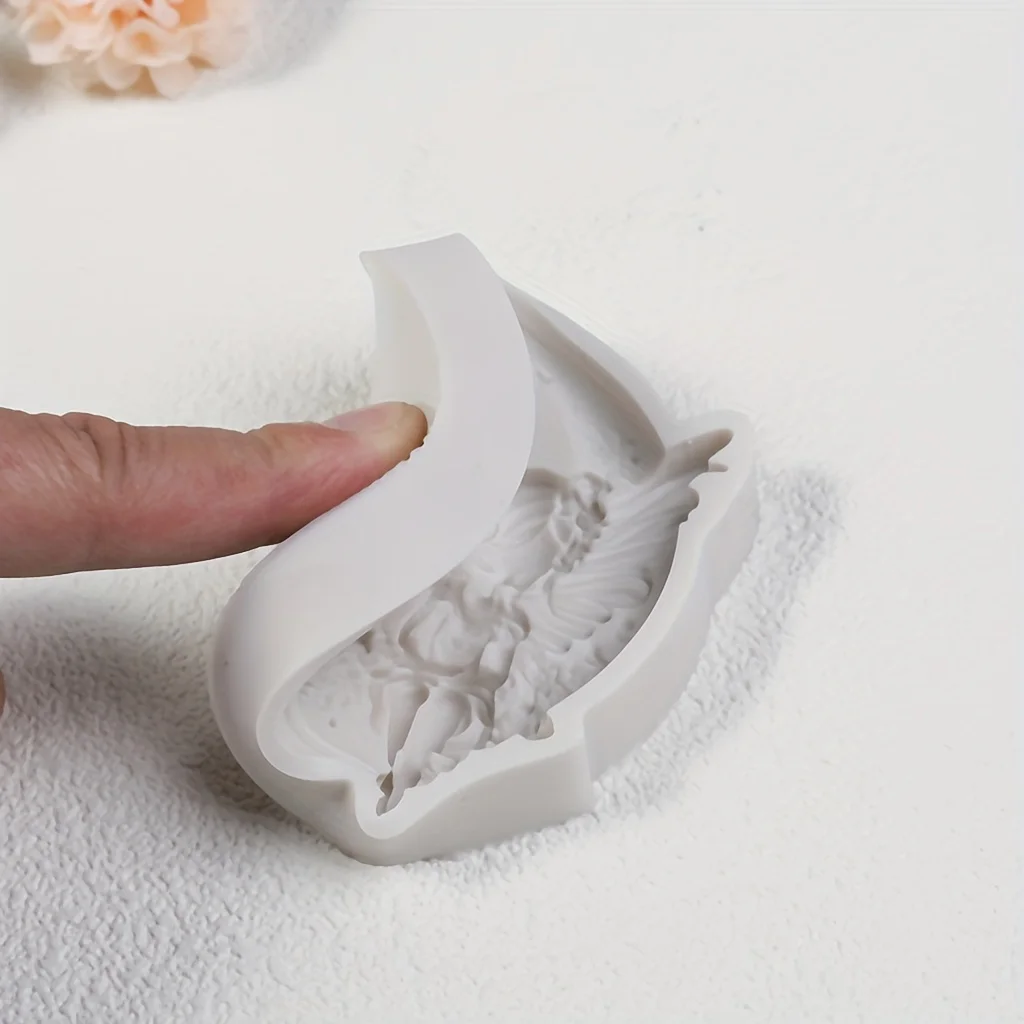 1 Stück Engelsflügel Fee Schmetterling Silikonform Set für Kuchendekoration, Schokolade, Fondant, Tonharz Gussformen – DIY Backen – Detail 4