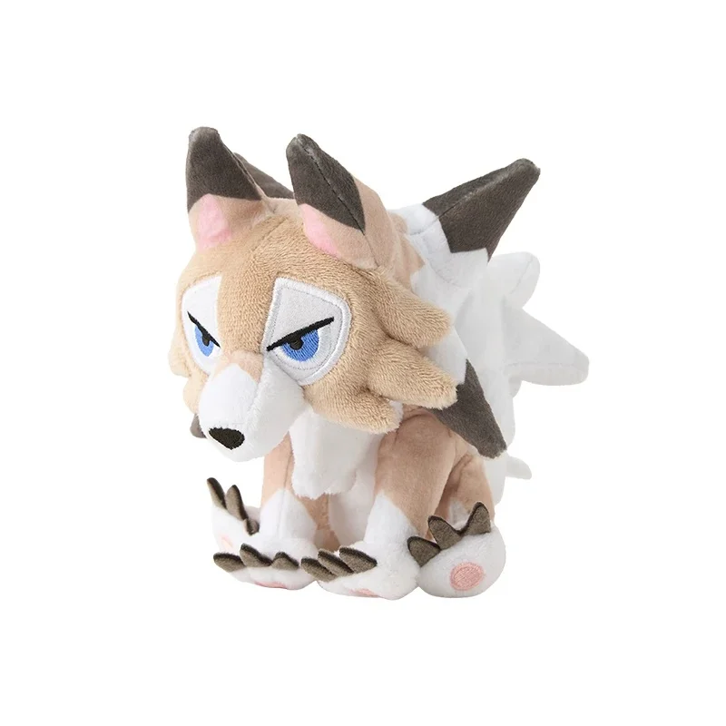Pokémon Palm-sized Plush Series: Alola Region - Crabrawler, Lycanroc & Grubbin. Collectible Stuffed Toys & Kids' Gifts