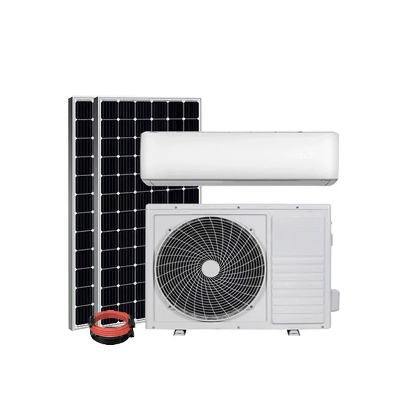 Solar air conditioner saves energy, photovoltaic electricity during the day and air conditioner saves electrical appliances
