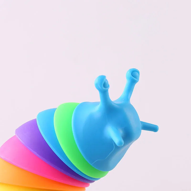 Hot Selling Novel Slug Decompression Caterpillar Slug Creative Quirky Simulation Puzzle Stress Relief Snail Children\'s Toy