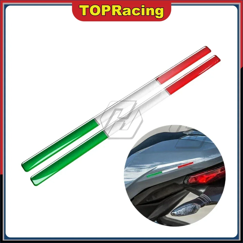 

3D наклейка на мотоцикл, итальянский флаг, наклейки на бак для мотоцикла, автомобиля, квадроцикла, велосипеда, аксессуары