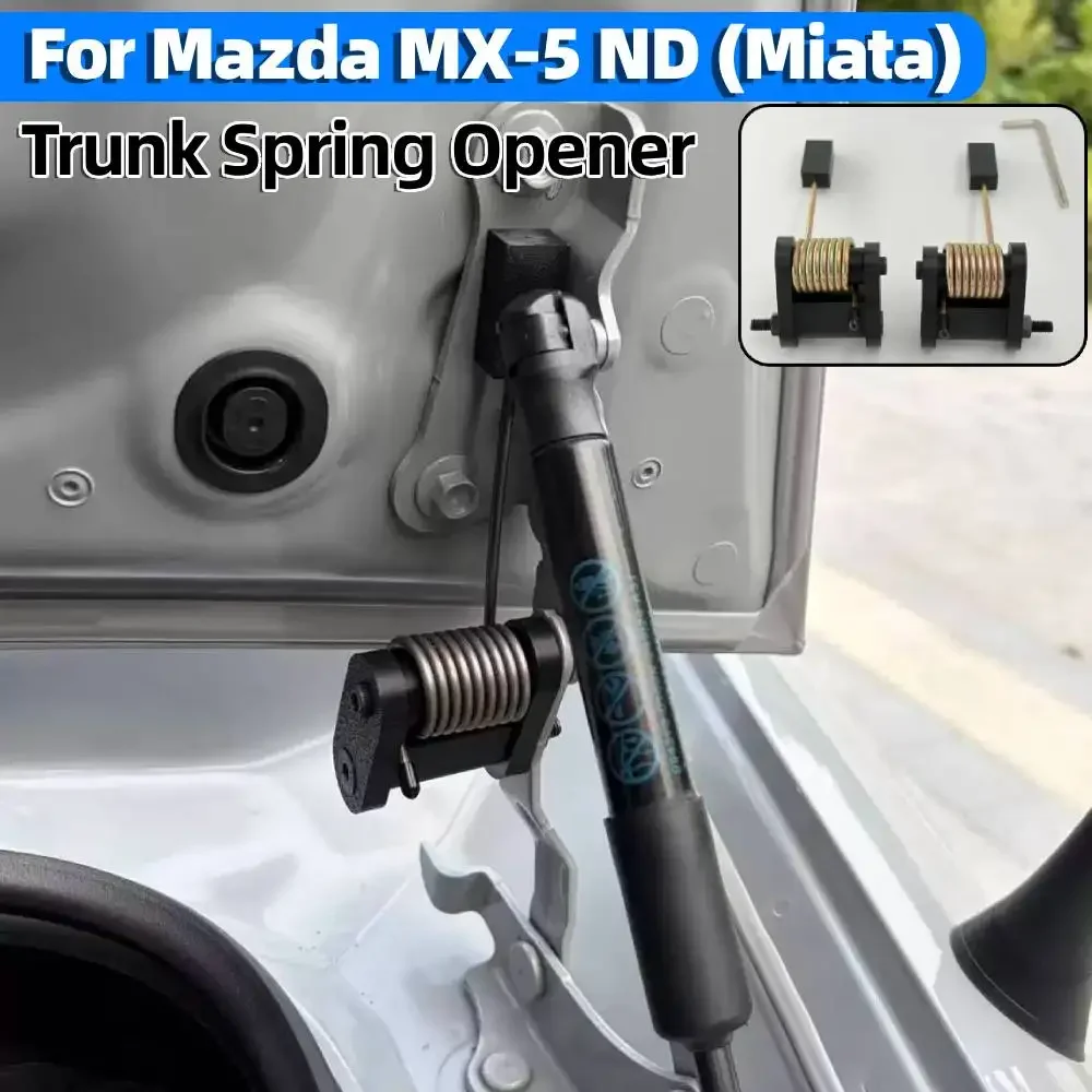For Mazda MX5 ND Miata Car Trunk Spring Opener Tailgate Automatic Spring Booster Auto Tailbox Lid Lifting Accessories Device