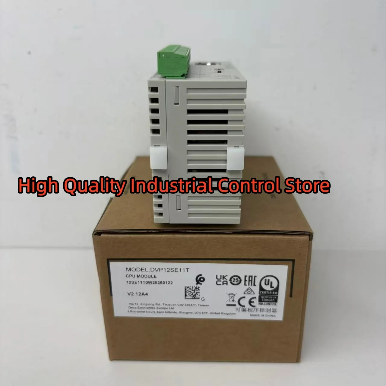 โมดูล PLC DVP12SE11T ใหม่ในกล่อง