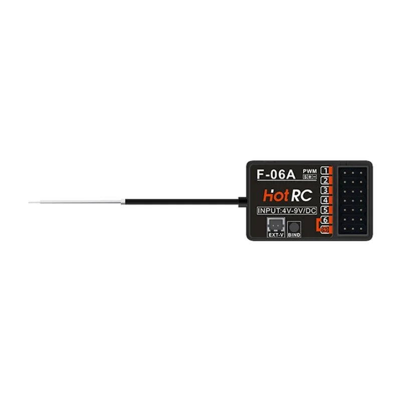 Hotrc All Series Receivers F-04A F-06A F-05A F-08A PWM Gyro Receive F-04AT F-06AT F-08AT for CT-6A/HT-8A RC Car Aircraft Boat