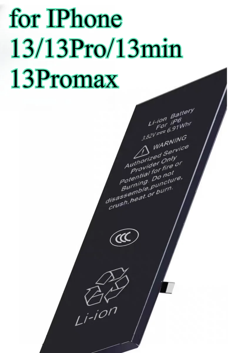 

Супер емкость 4352 мАч для IPhone 13/13Pro/13min/13Promax Series Встроенный сменный литий-ионный аккумулятор