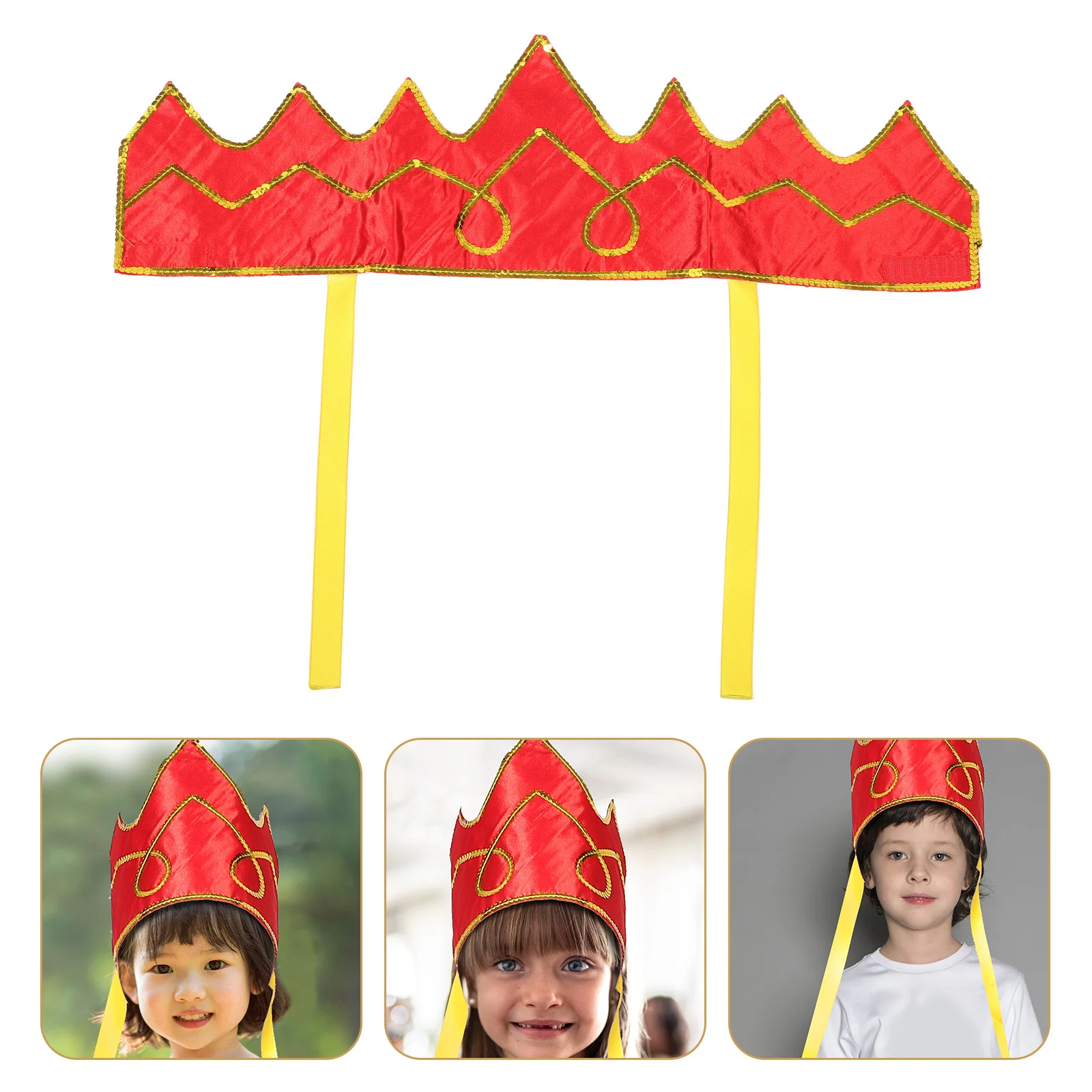 

Kids Monk Hat Foldable Lightweight For Cosplay Party Festival Stage Performance Decorative Hat Prop Party Supply