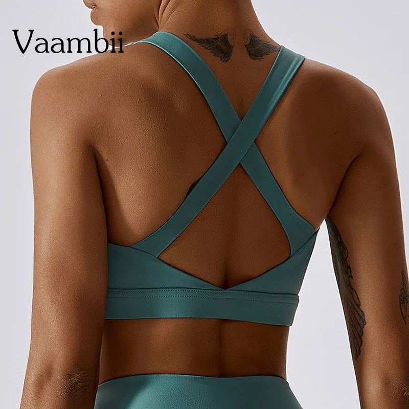 Criss Cross Breathable Fitness Running Vest Backless Sport Bra Yoga Bras Sports Type Women Sports Bra Back Bra Workout Top