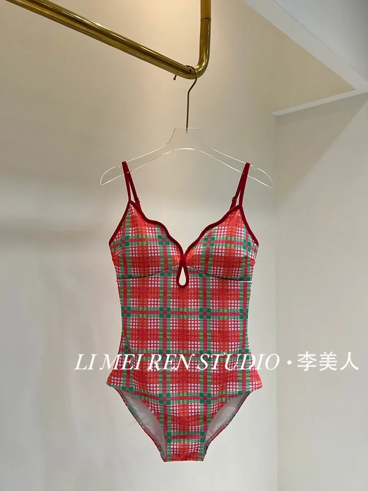 New retro swimsuit slimming camisole vest sexy hot girl one-piece