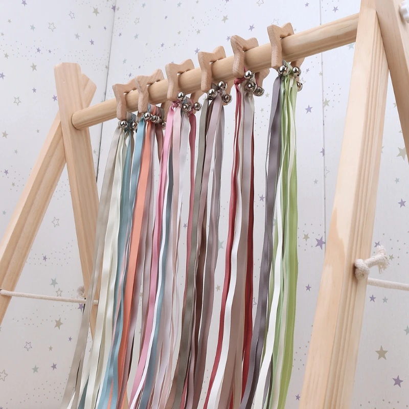 

YYDS Ручной Ленточный Воздушный Змей Детская Сенсорная Игрушка Вальдорфская Игрушка Монтессори Деревянные Игрушки Для Малышей