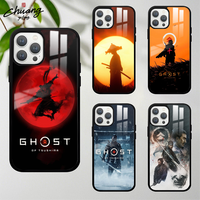 Game G-Ghost Of Tsushima Phone Case For 11 12 13 14 15 16Pro Max mini Plus strong magnetic attraction Phone Cover