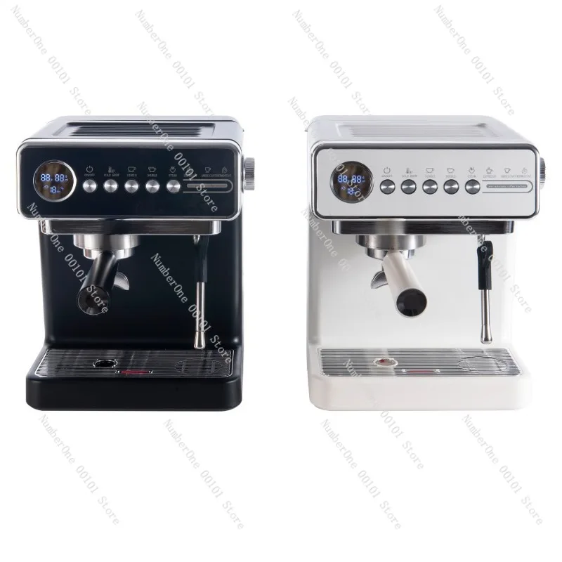 15Bar Espresso Coffee Machine with Grinder Milk Frother Smart Temp Control Americano Cappuccino Maker Home Barista Auto Shut-Off