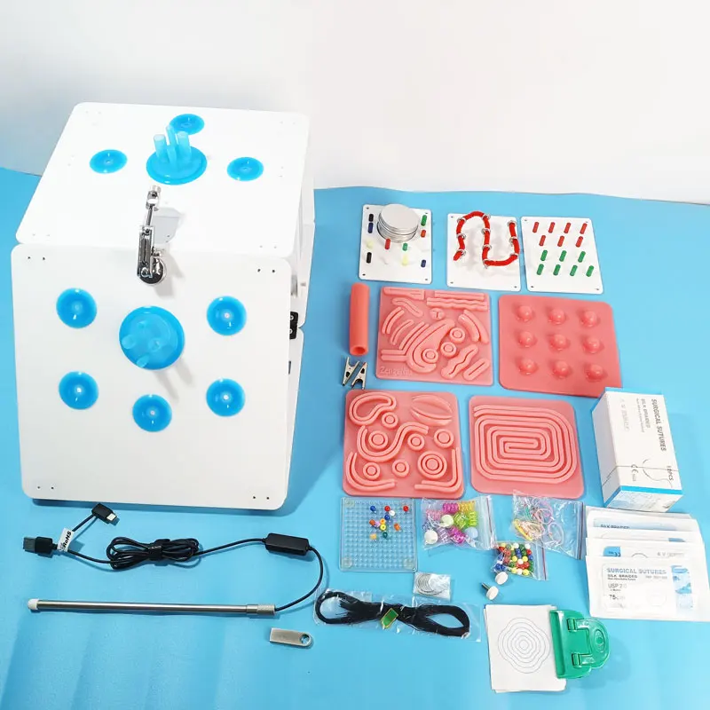 Laparoscopische Simulatie Box Pak 11 Module 0/30 Graden Endoscopische Camera Laparoscopie Trainer Training Box Teach Tool Voor arts