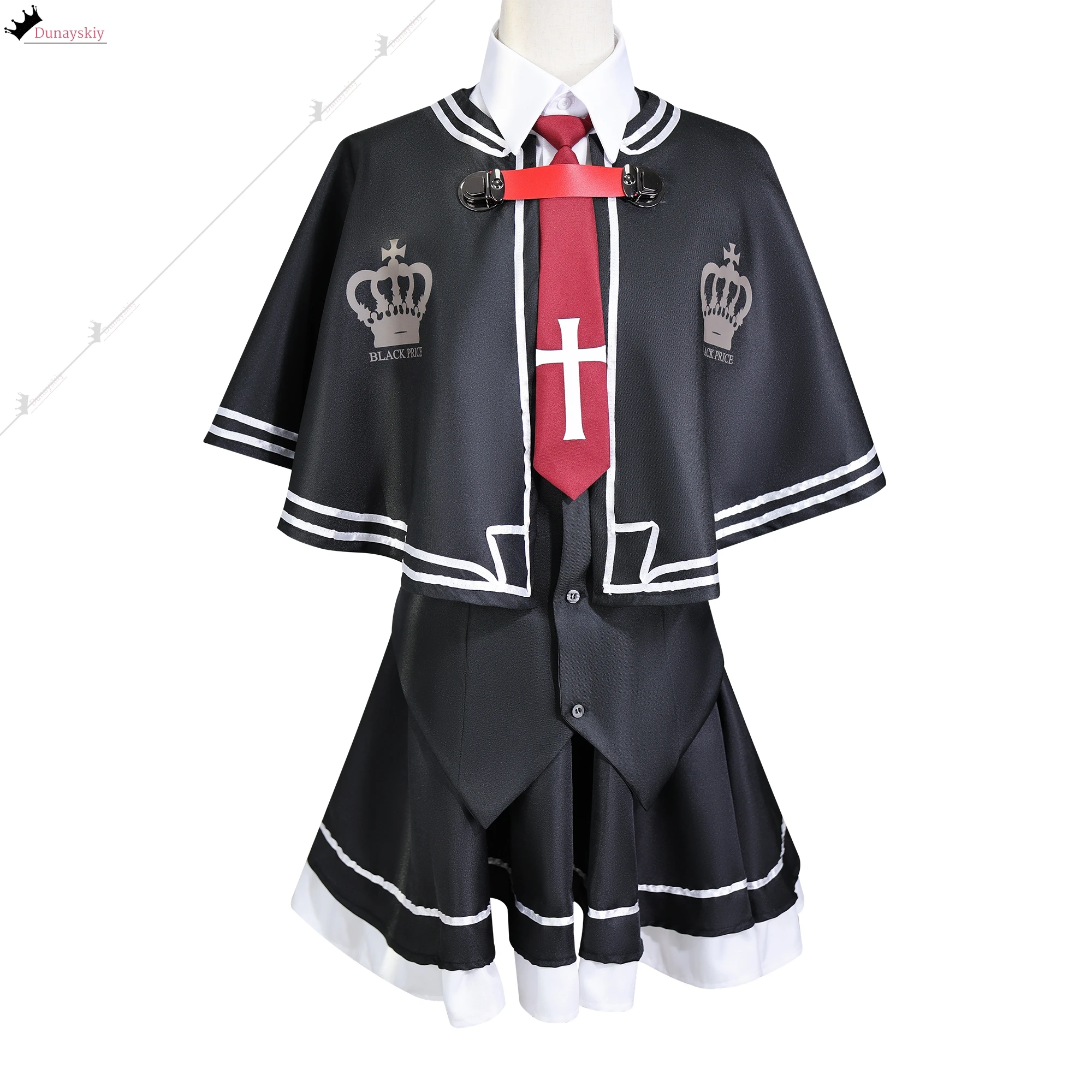 Anime Wonderful Everyday Tsui No Sora Zakuro Takashima Down The Black Dress Cosplay Costume じらいけい JK School Women Uniforms Suit