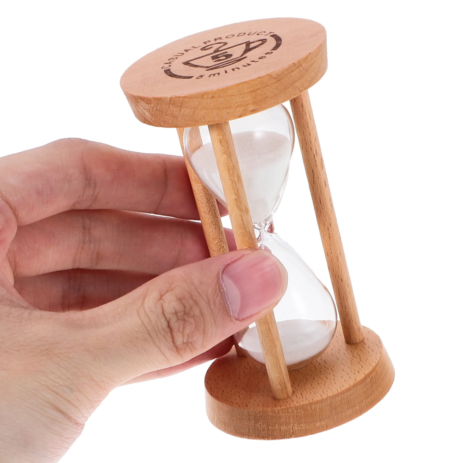 Hourglass Timer Sand Decorative Desktop Ornament Home Decoration Five Minutes Household Supply