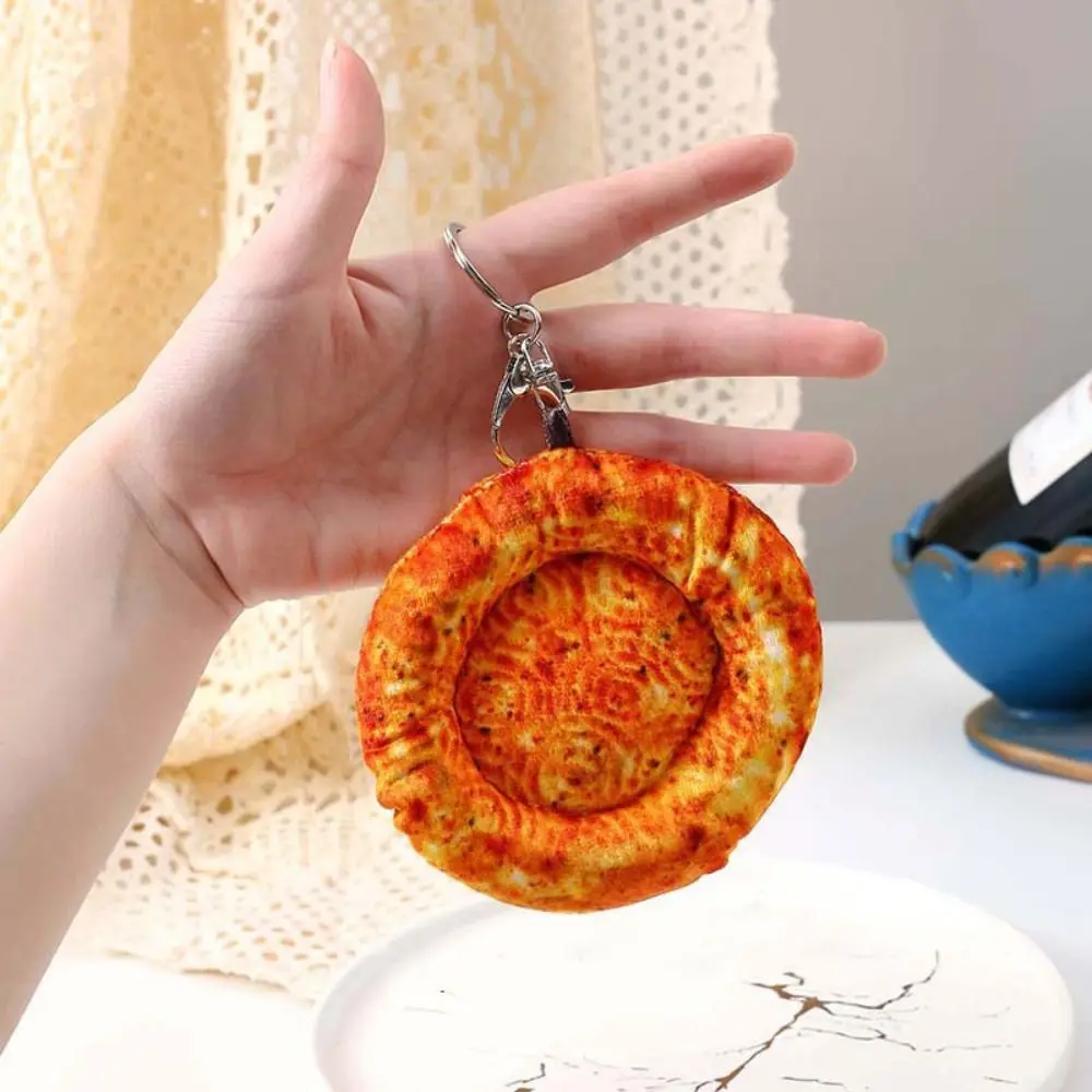 Kawaii Simulated Bread Keychain Plush Food Model Toy Roasted Bun Bag Pendant Nang Novelty Mobile Phone Ornaments Birthday Gift