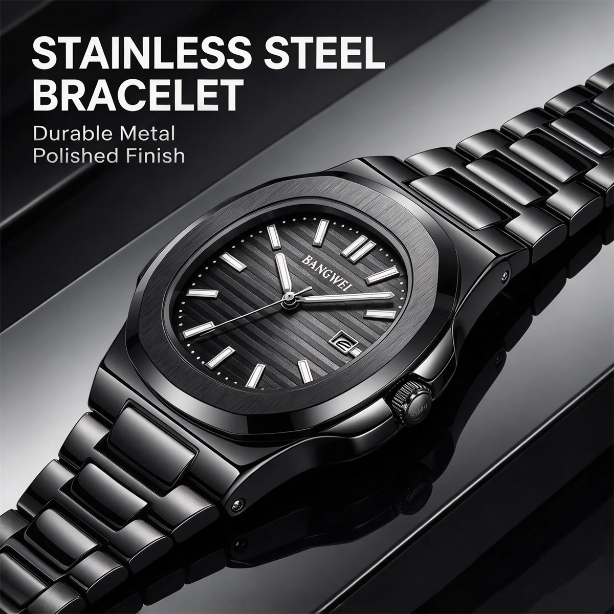 LIGE 2026 New Luxury Men Quartz Watches 30M Waterproof Automatic Date Watch Man Stainless Steel Sport Chronograph Watch for Men