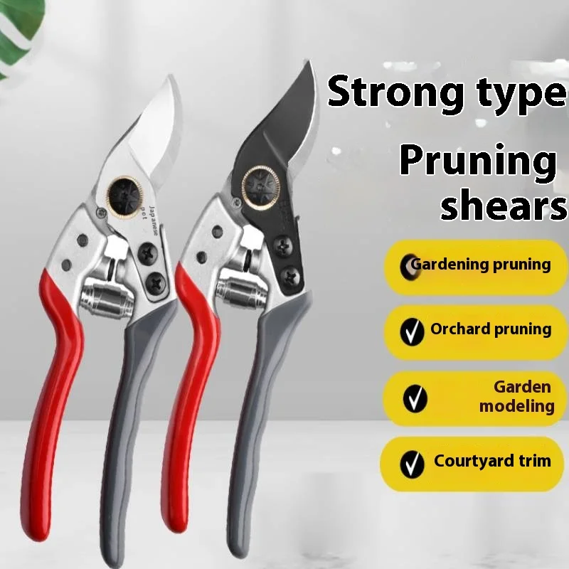 Pruning Shears, Garden Shears Professional Premium SK5 Steel Pruning Shears for Gardening, Sharp Handheld Garden Scissors