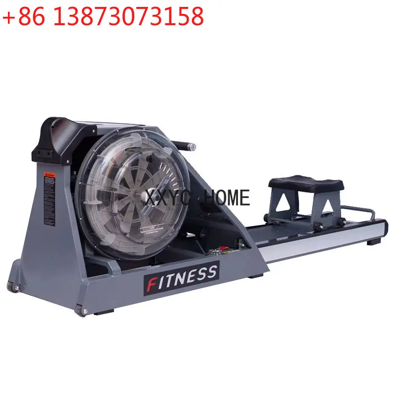 Training the New Deluxe Double Barrel Water Resistance Rowing Machine