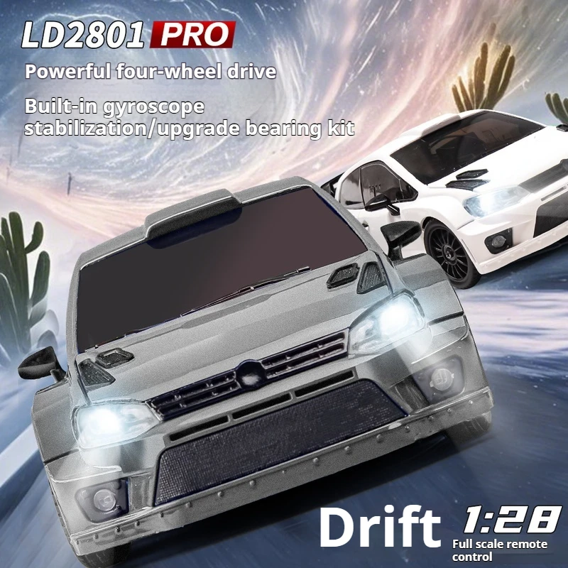 2025 新しい男の子のおもちゃ Rc ドリフトカー LD2801Pro ジャイロスコープ 1:28 フルプロポーション 4WD 2.4 グラムリモートコントロール車のおもちゃ大人のため