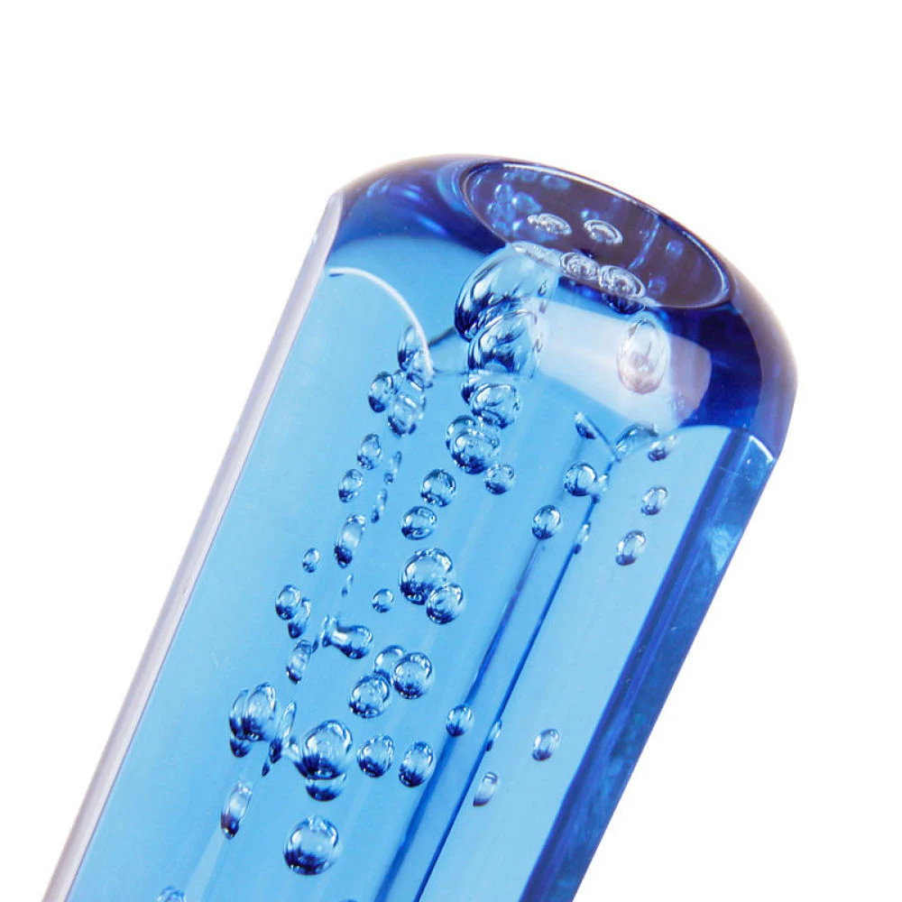 Knob Stick Crystal Transparent Bubble Purple Blue Throw Gear Shifter 10/25CM Manual Transparent Gear Knob Stick Transmission