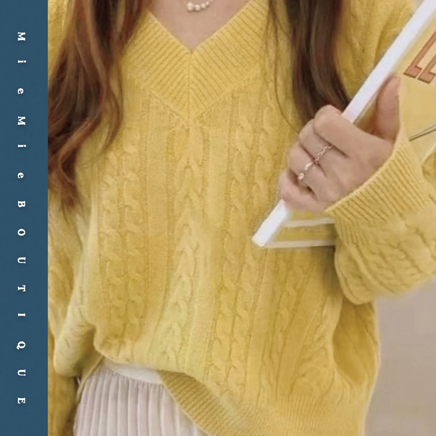 

Французский вязаный кардиган-свитер с V-образным вырезом, узором «фонарик», текстурой «кисточка», витым узором, длинный, женский, трикотаж