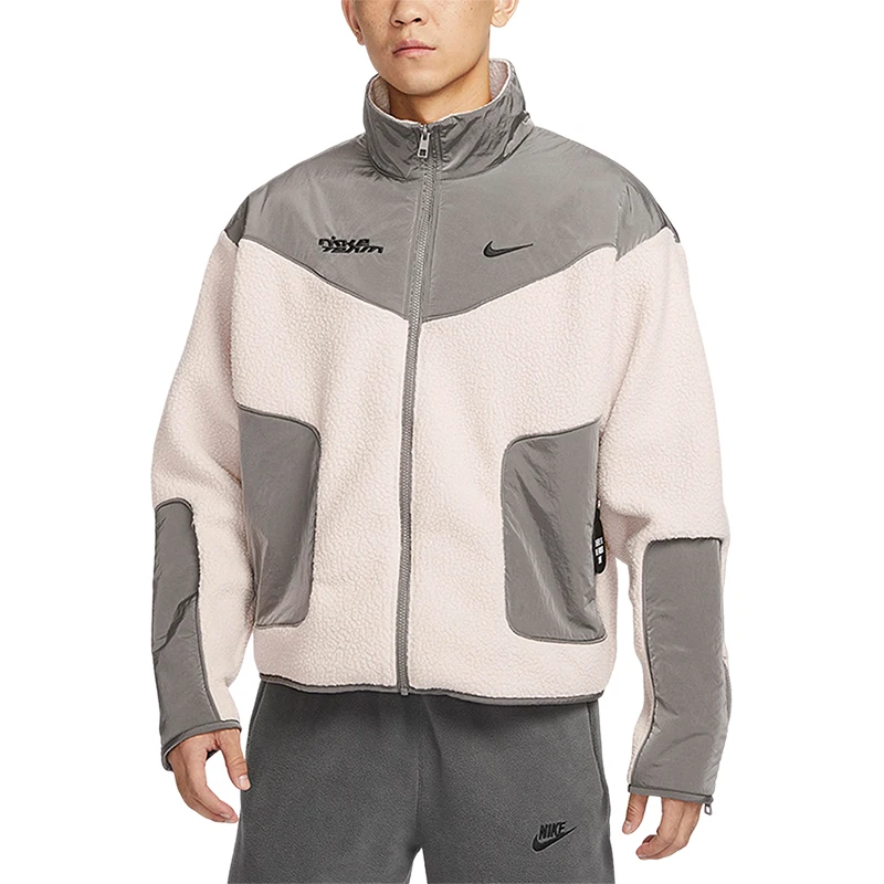 Nike genuine Winter Men's Polar Fleece Casual Warm Jacket FB7600-029 - view 5
