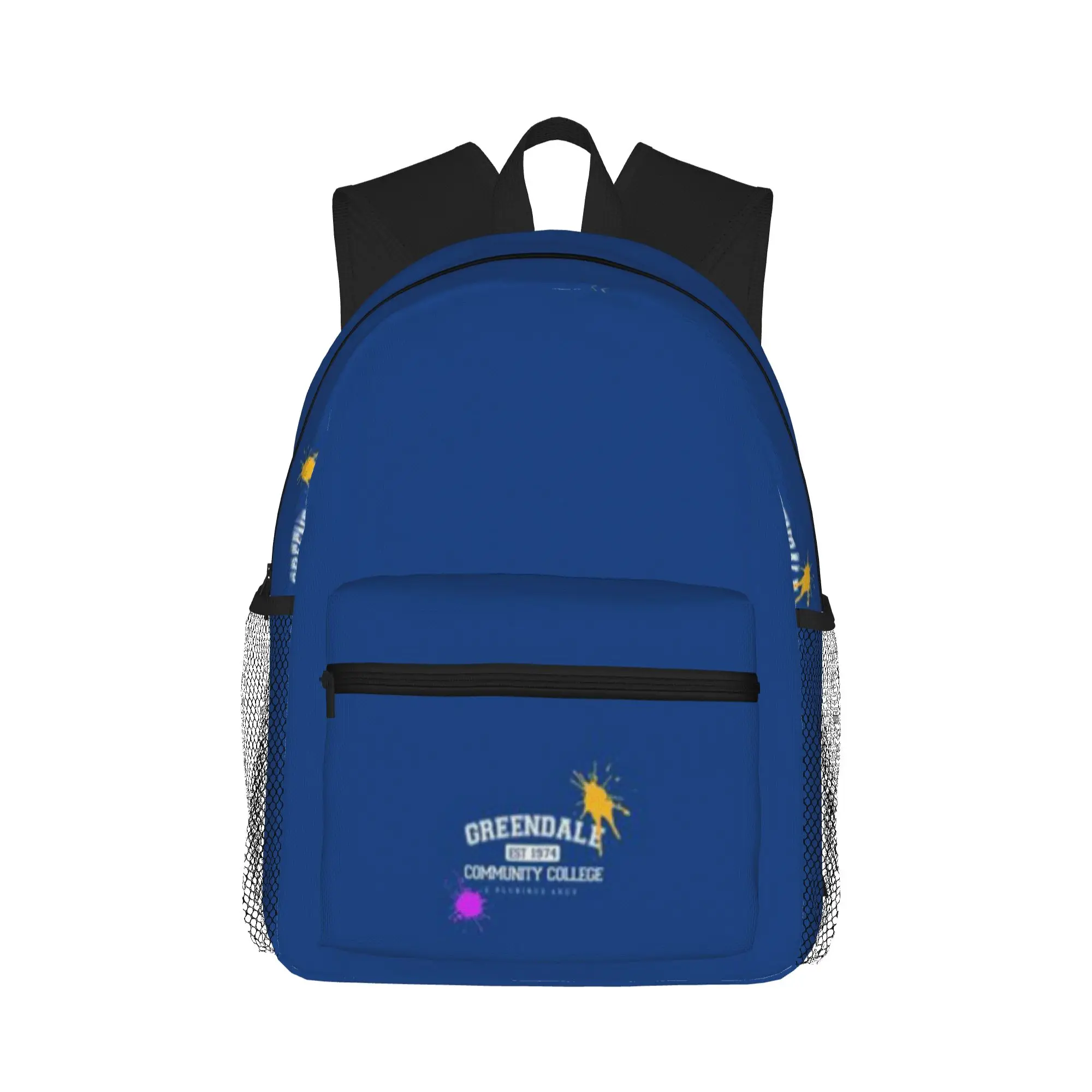 Community  Greendale Community College Paintball Splatter  Casual Backpack for Students and Adults Bags