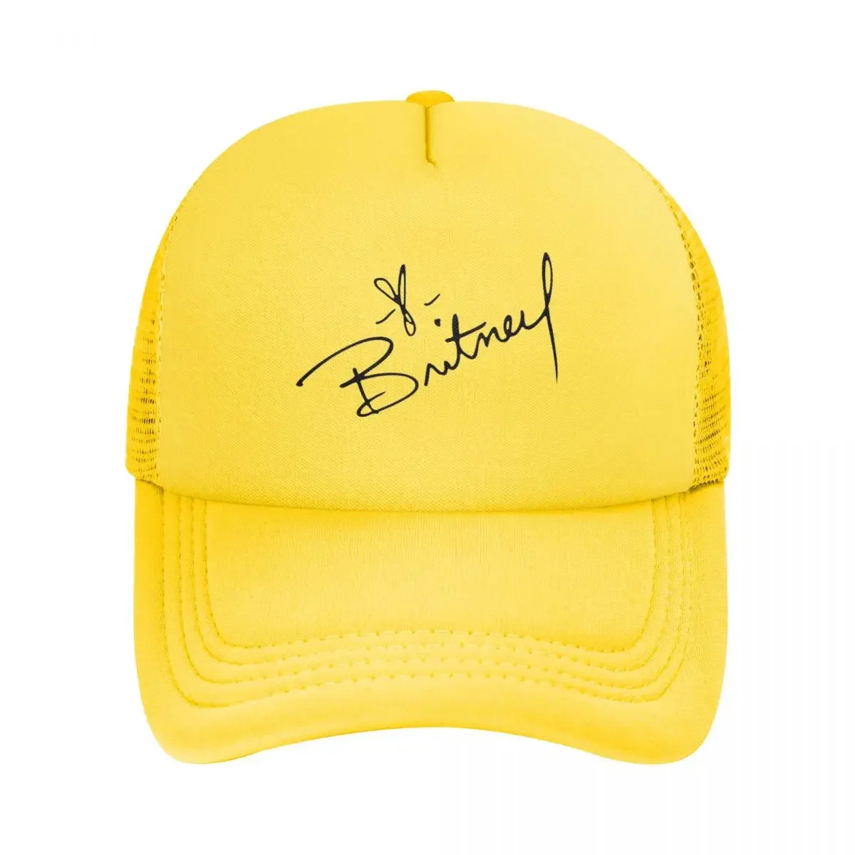 Britney Spears Signature Mesh Baseball Caps Snapback Fashion Baseball Hats Breathable Casquette Outdoor For Men's And Women's